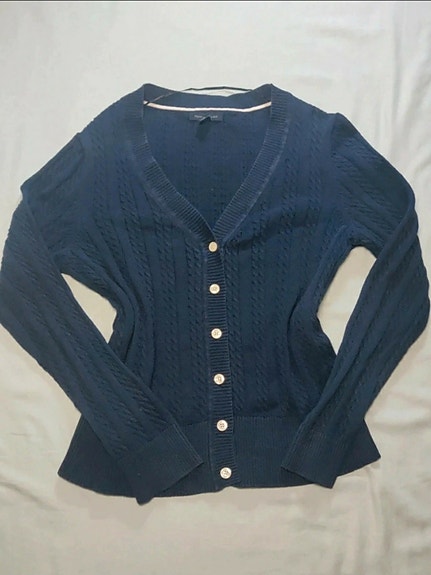 Tommy Hilfiger Neuletakki - Tummansininen - S/M