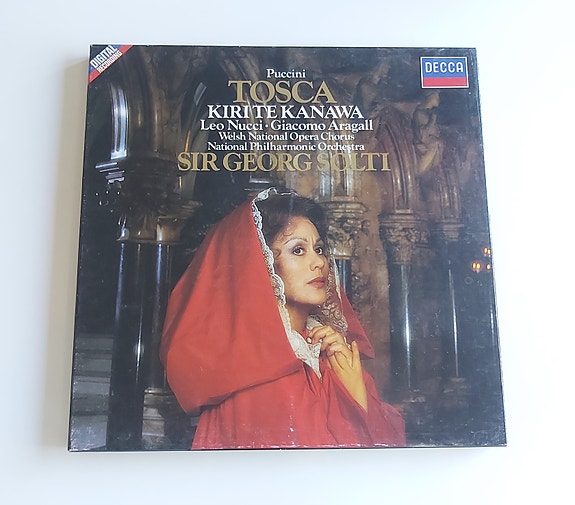Puccini Tosca KIRI TE KANAWA vinyylilevy