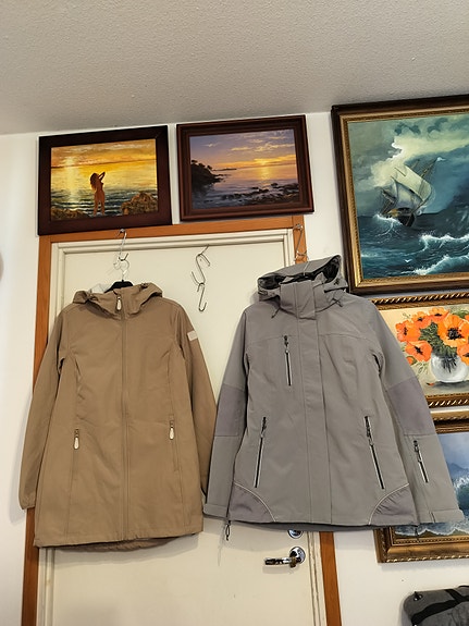 Harvest välikausi takki m, future softshell pitkä takki 36-38