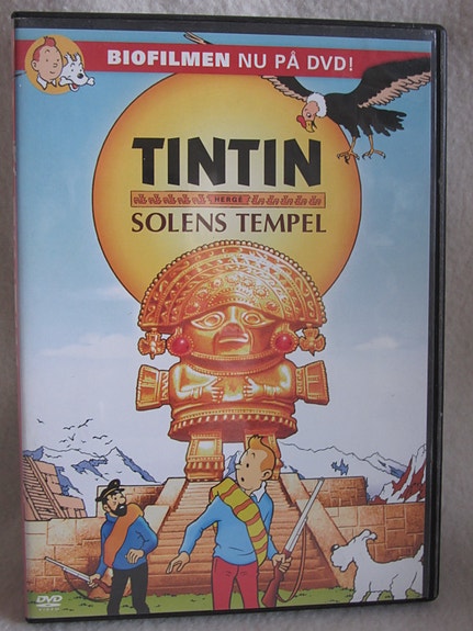 Tintin Solens Tempel dvd