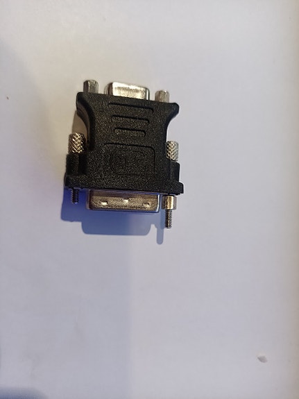 DVI–VGA-sovitin musta