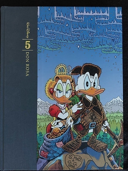 Don Rosa Aku Ankka kovakantinen sarjakuvakirja osa 5 Ruotsinkielinen