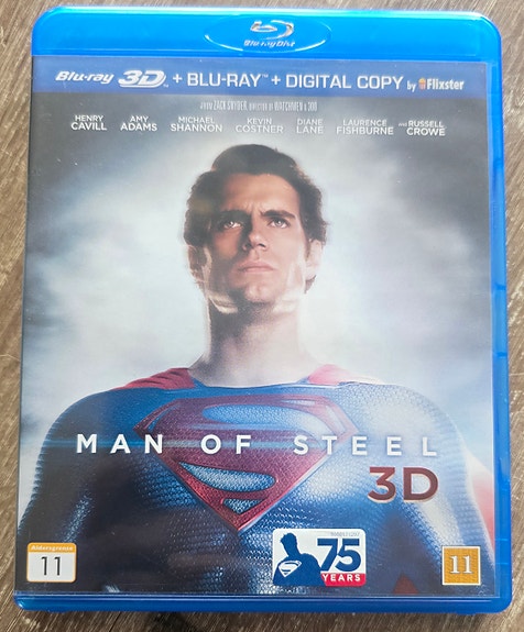 MAN OF STEEL 3D BLU-RAY + BLU-RAY (2 DISC)