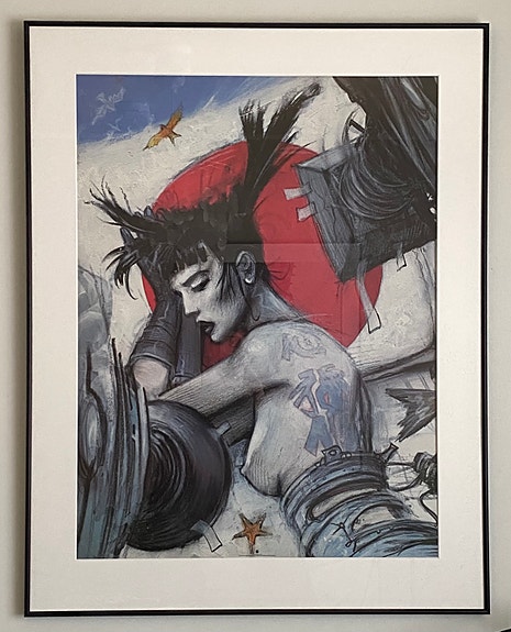 Enki Bilal: Tattoo / Kehystetty juliste