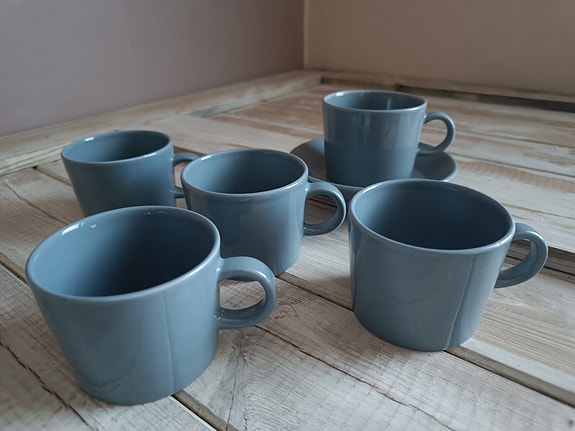 Iittala Arabia Teema kupit ja asetti