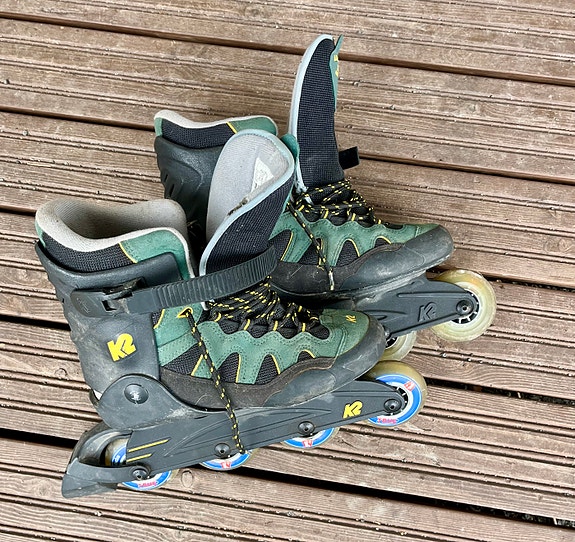K2 Ascent-M rullaluistimet 42 vihreä-musta