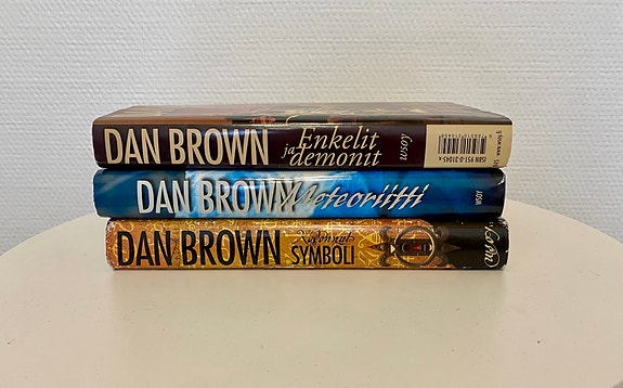 Dan Brown kirjapaketti 3 kirjaa