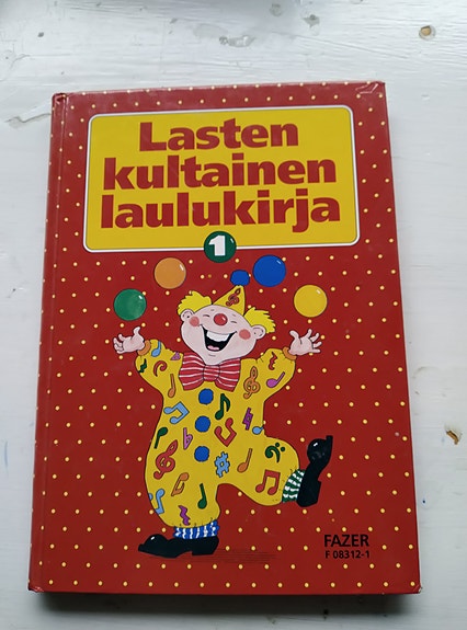 Fazer Lasten kultainen laulukirja 1 lastenkirja kovakantinen