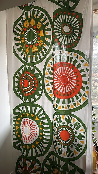 Taikamylly verho/ kangas