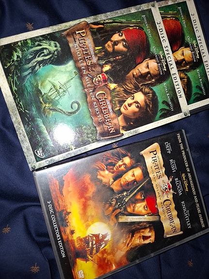Pirates of the Caribbean -elokuvat DVD