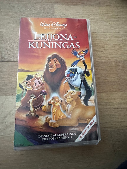 Leijonakuningas VHS-kasetti