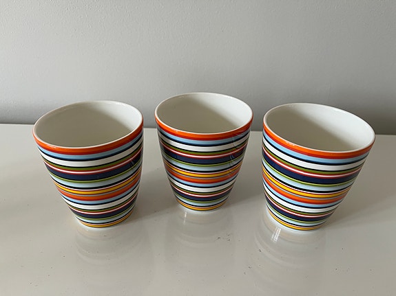 Iittala / Arabia Origo mukit, 3 kpl