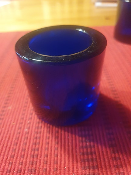 Kivi kynttilälyhty (Iittala), koboltinsininen, 2kpl