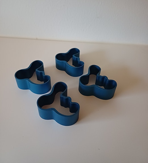 Aalto servettirenkaat, turkoosi 4 kpl, Iittala