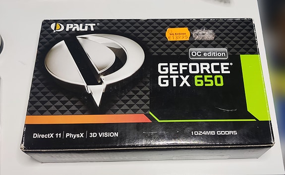Palit GTX 650 OC edition 1GB Näytönohjain