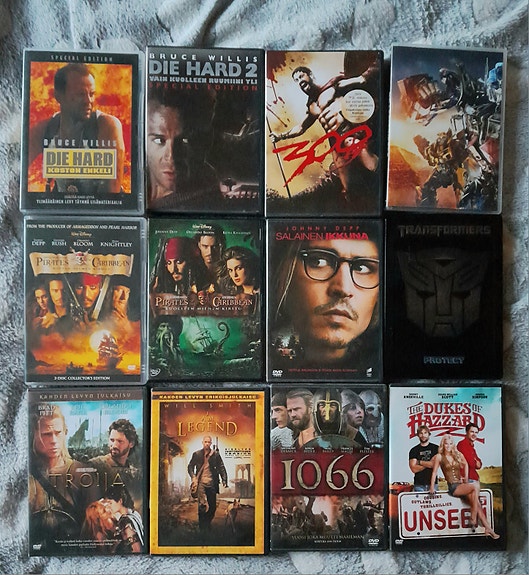Dvd-leffoja