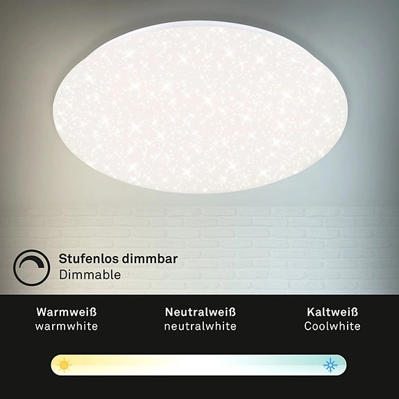 Brilo himmennettävä led kattovalaisin