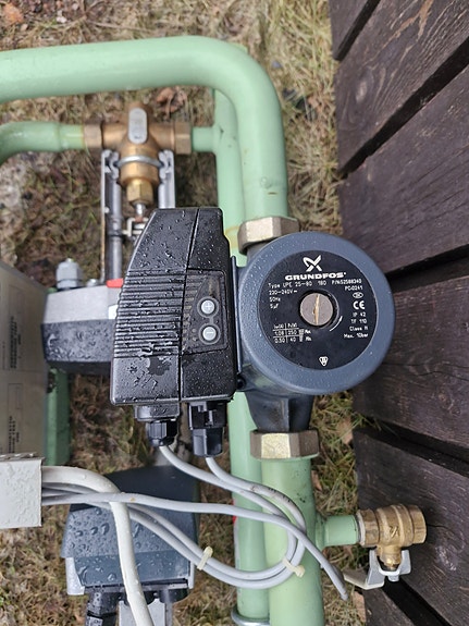 Grundfos kiertovesipumppu lämmitysjärjestelmään
