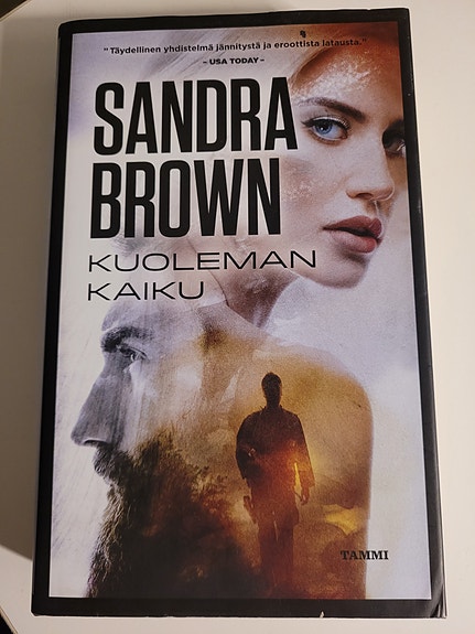 Kuoleman kaiku, kovakantinen kirja, Sandra Brown, UUSI