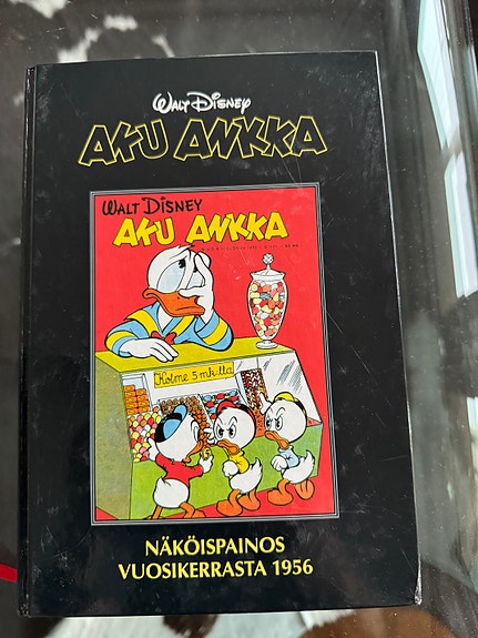 Aku Ankka näköispainos 1956 keräilyharvinaisuus
