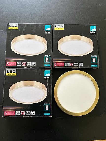 LED-Plafondi Eglo Fueva 5 2kpl