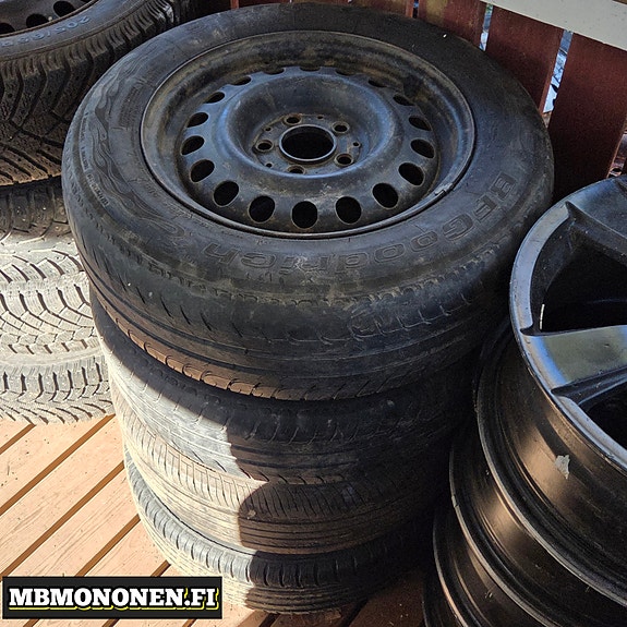 195/65/15" 5x112 MB Peltivanteet kesärenkailla