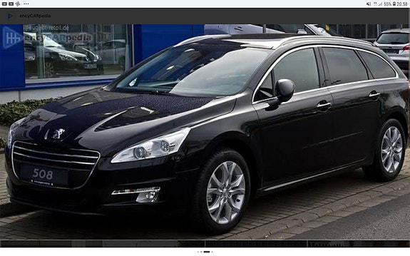 Peugeot 508 sw 1.6 THP myydään osina