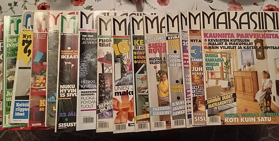 Makasiini-lehtiä 1970-1990 25kpl