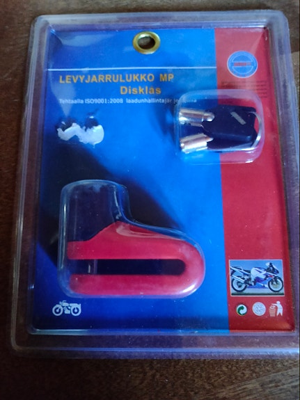Uusi levyjarru Lukko moottoripyörään/mopoon