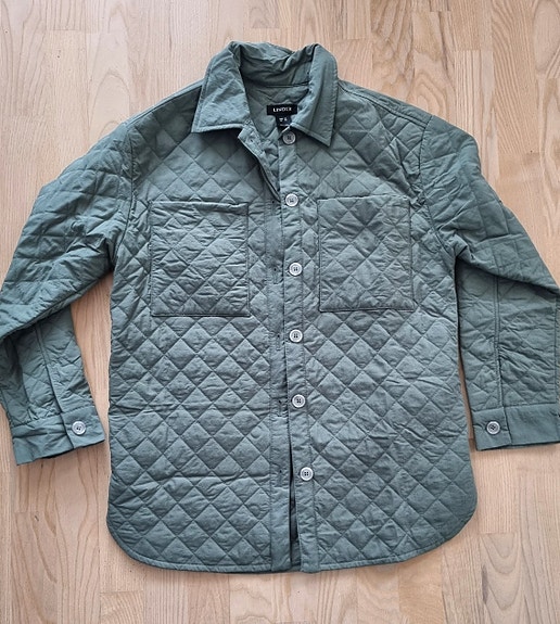 Lindex tikkitakki dusty green XS