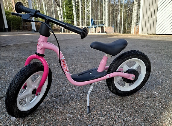 Lasten puky potkupyörä 12" pinkki