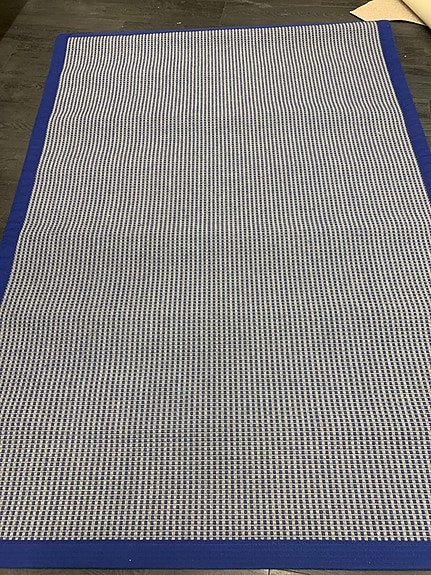 Sini-harmaa villamatto 133x190 cm