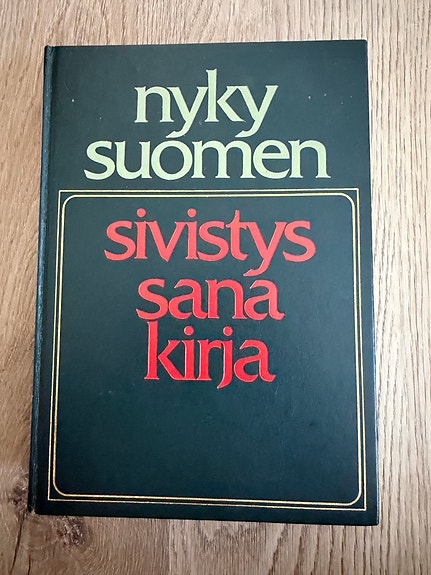 Nyky suomen sivistyssanakirja kirja