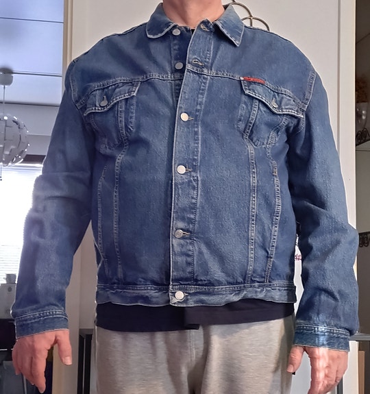 Lee Cooper miesten farkkutakki 3XL sininen denim