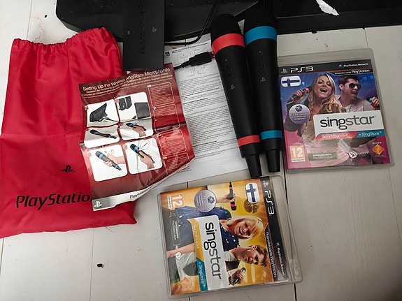 Singstar mukit ja pelit (langattomat singstar mukit)
