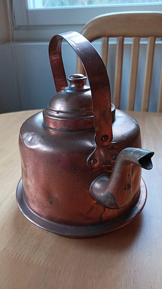 Vanha kuparipannu Opa 2 L