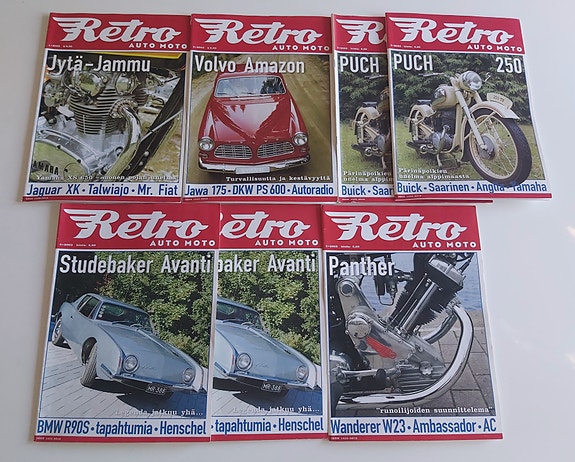 Retro Auto Moto -lehdet v.2003 7 kpl