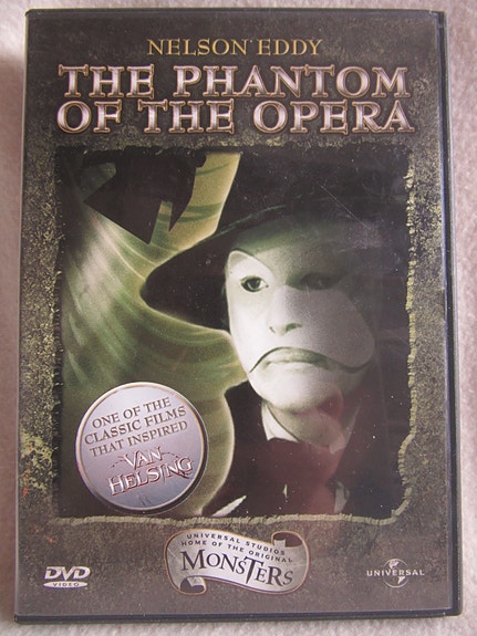 The Phantom of the Opera dvd