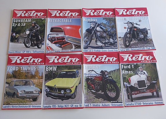 Retro Auto Moto lehdet 8 kpl