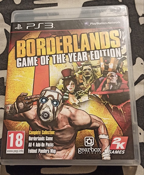 PS3 Borderlands GOTY edition