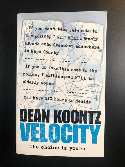 Velocity by Dean Koontz (Book in English)