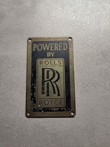 Vintage Rolls Royce auto merkki.