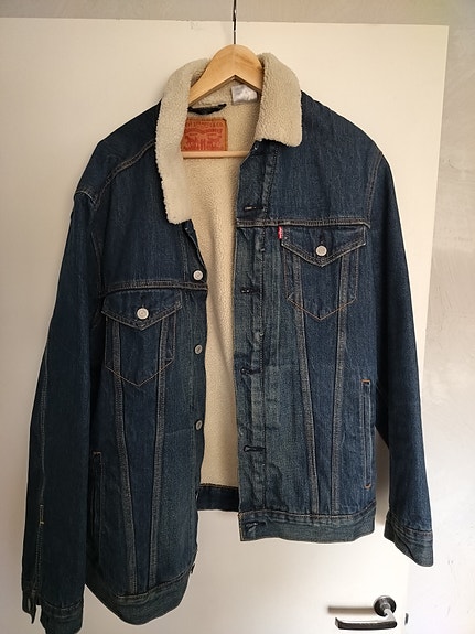 Levi’s farkkutakki miehille XL sininen denim