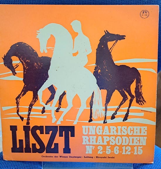LISZT: UNGARISCHE RHAPSODIEN (2-5-6-12-15 )  5e