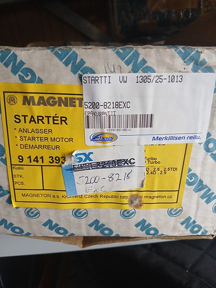 Volkswagen starttimoottori