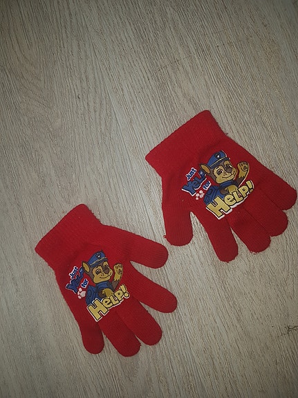 Ryhmä Hau lasten hanskat punainen koko 110 unisex