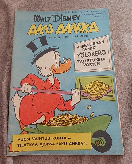 Walt Disney Aku Ankka No 48 1962
