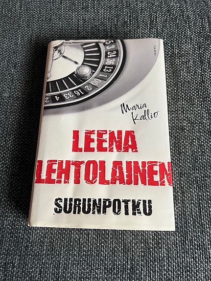 Leena Lehtolainen Surunpotku kirja kovakantinen