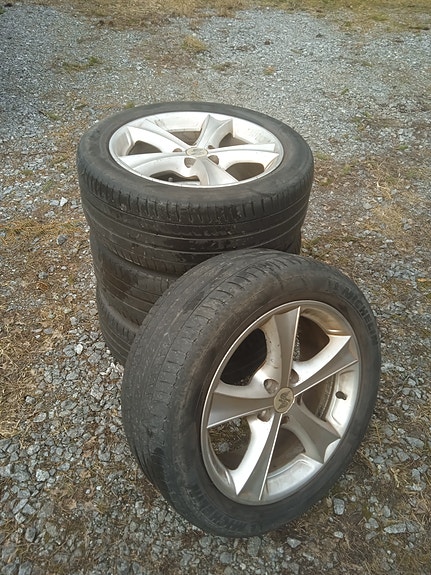17" aluvanteet Opel ja Saab