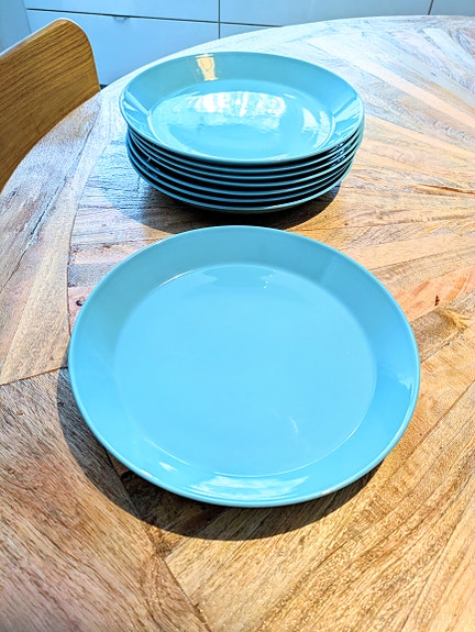 Iittala Teema turkoosi lautanen 26cm 8kpl